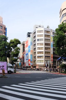 Tokyo, Japonya - 01 Ekim 2017: Dükkan ve Restoran Ikeb